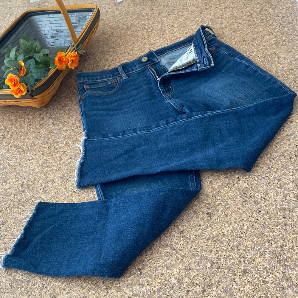 Gap Vintage Slim High Rise Blue Jeans 29 8S GUC